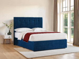 Highbury Upholstered Bed with Modern Panel Design
